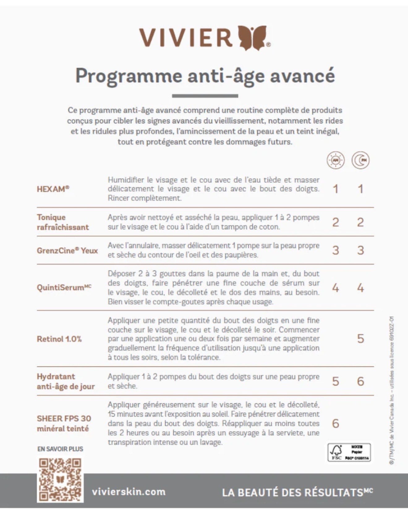 Programme anti-âge avancé