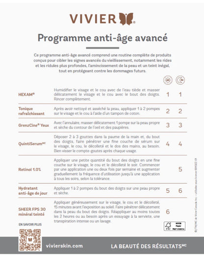 Programme anti-âge avancé