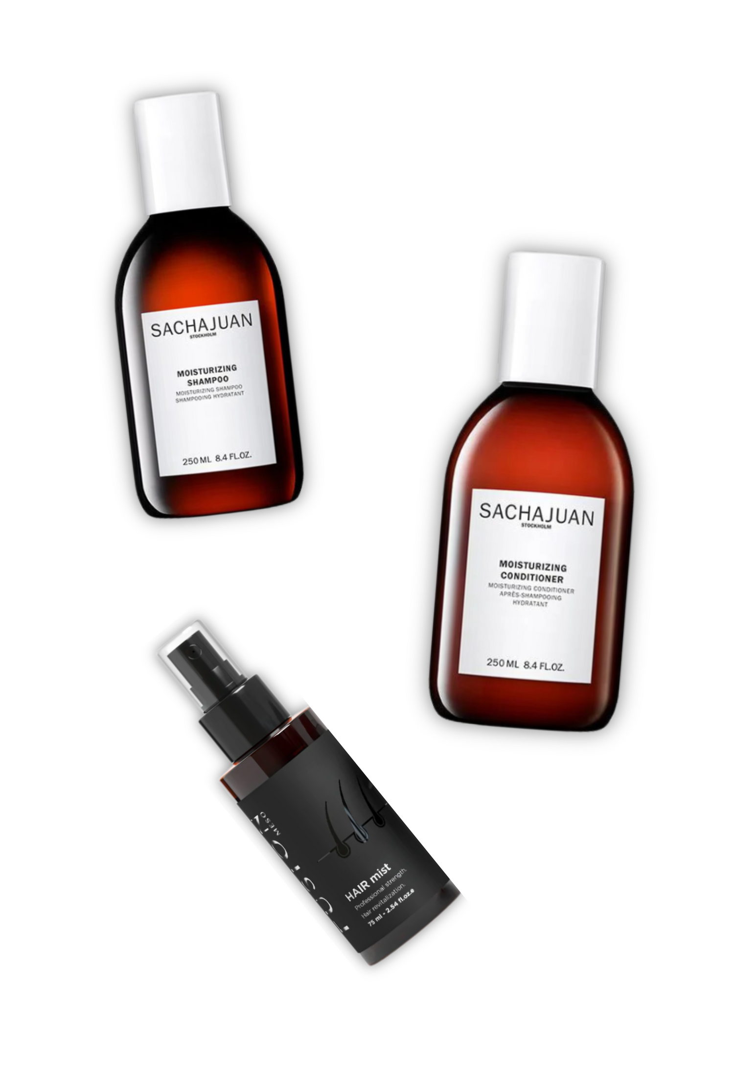 Produits Sacha Juan pour les traitements capillaires